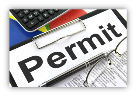 Image of word "permit"