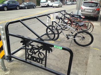 Picture of bike racks