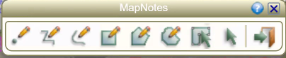 MapNotes Toolbar