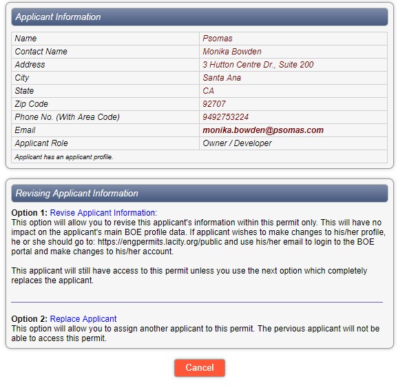 Screen shot of a online new customer application information form